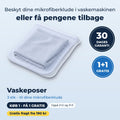 Vaskeposer – beskyt dine mikrofiberklude i vaskemaskinen