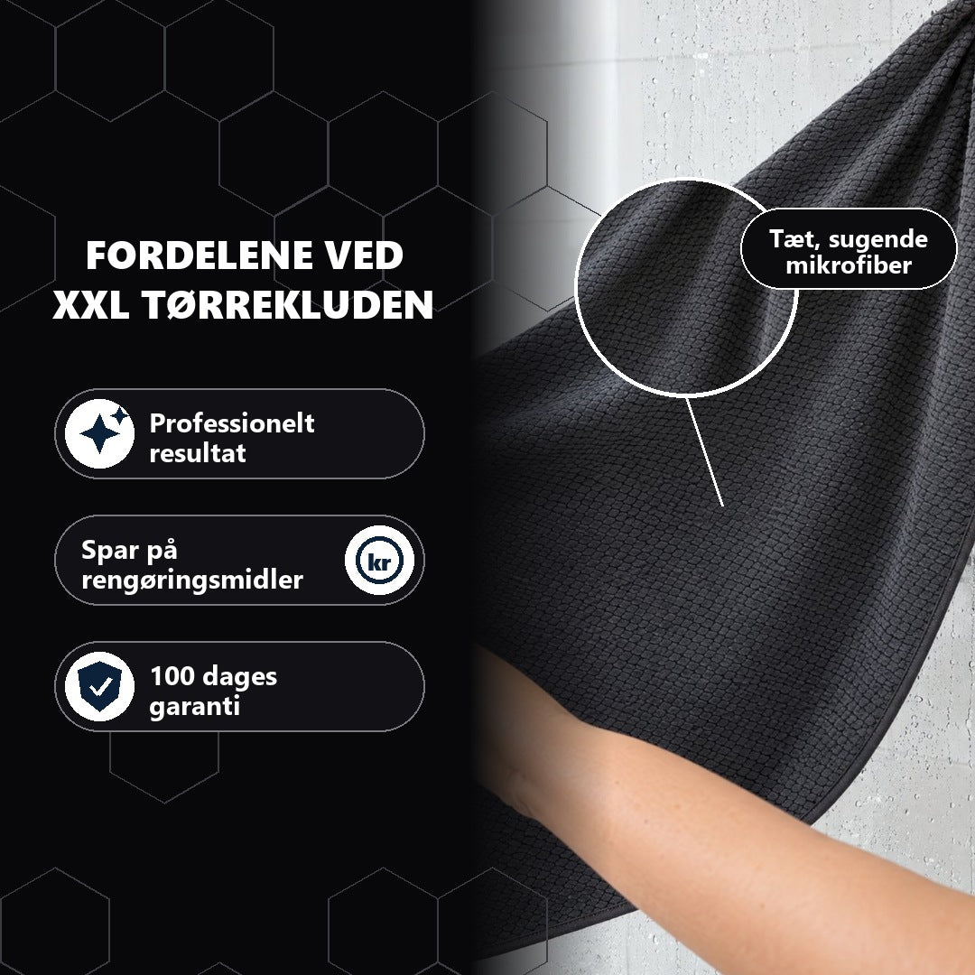 Fordelene ved XXL Tørrekluden til brusevæg og bil